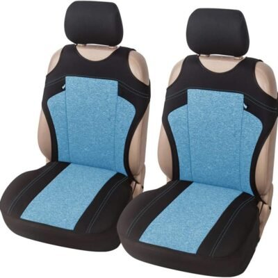 Front car seat covers (2-piece set), durable seat protection