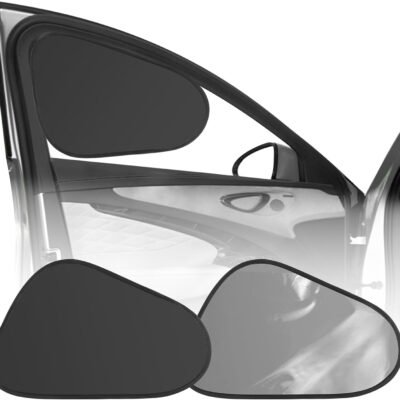 2-Piece Static Mounted Car Window Sun Shades