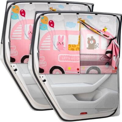 Side Window Car Sun Shades for Kids, UV Blocking