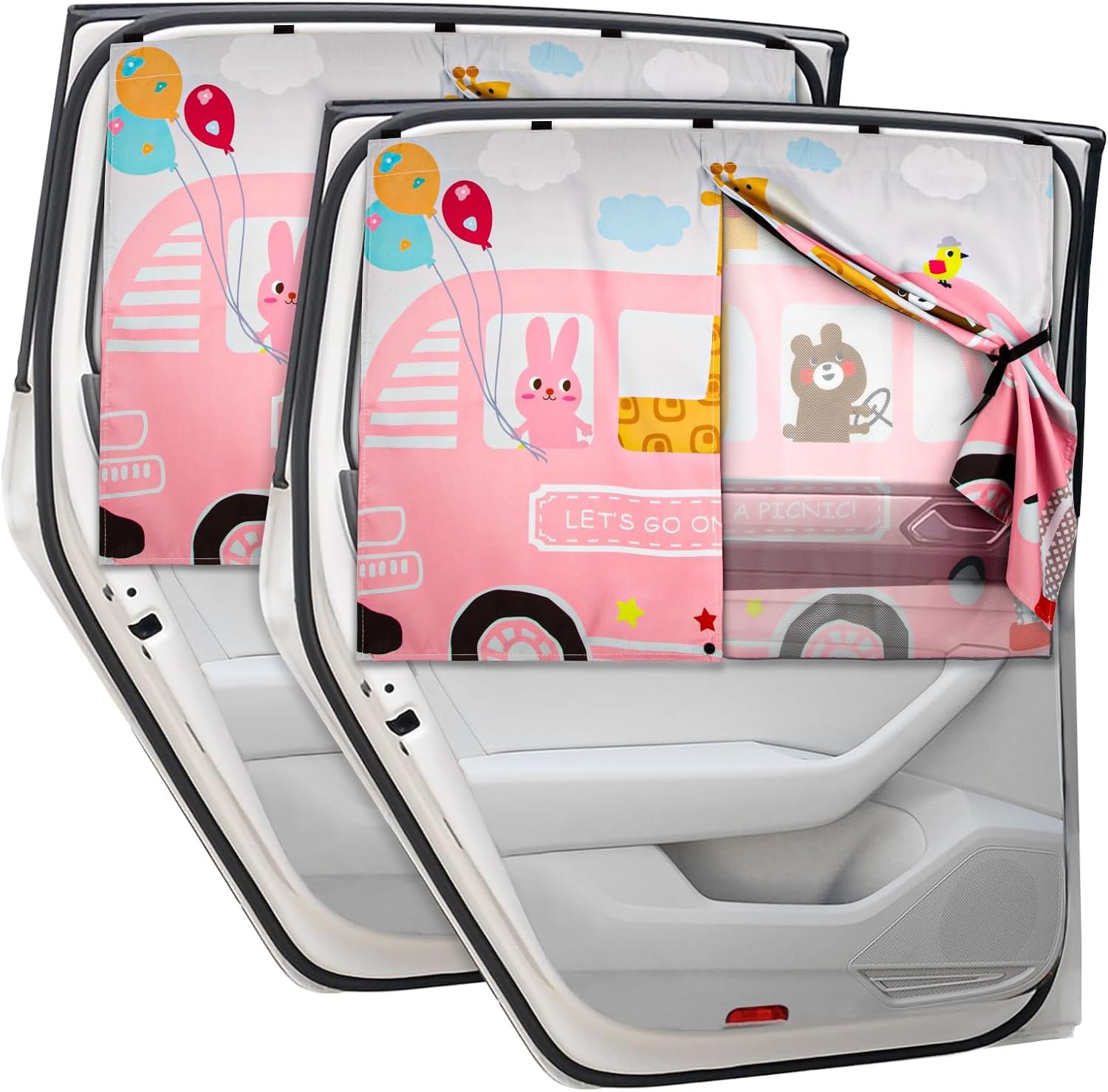 Side Window Car Sun Shades for Kids, UV Blocking