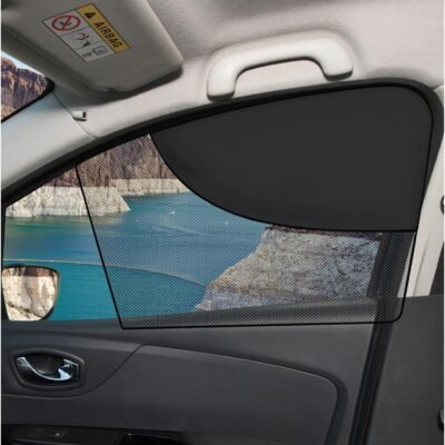 2-Piece Magnetic Double Layer Car Window Shades