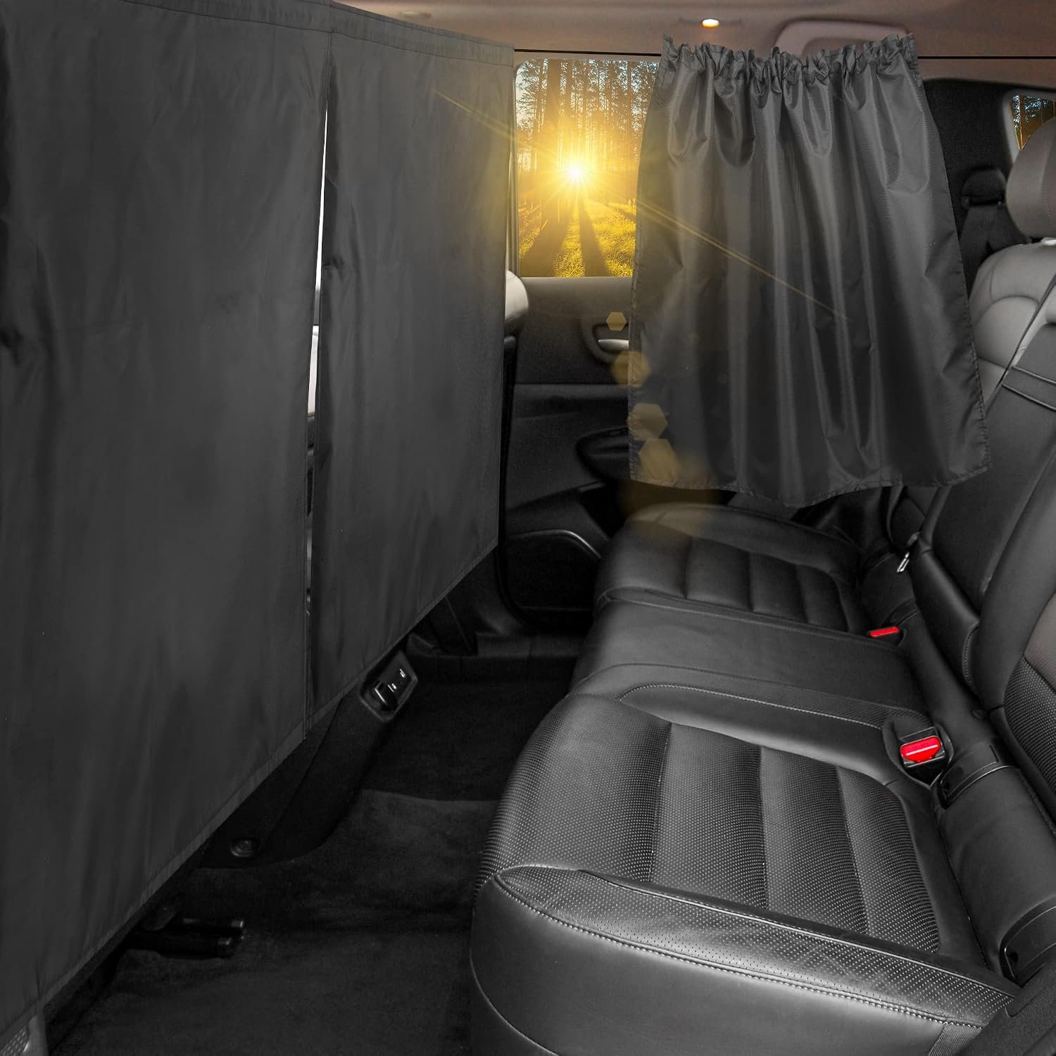 3-Piece Car Window Curtain Set, Light Blocking