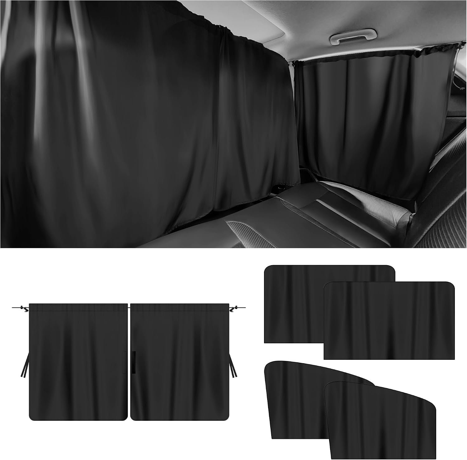 5-Piece Car Window Privacy Shade Kit