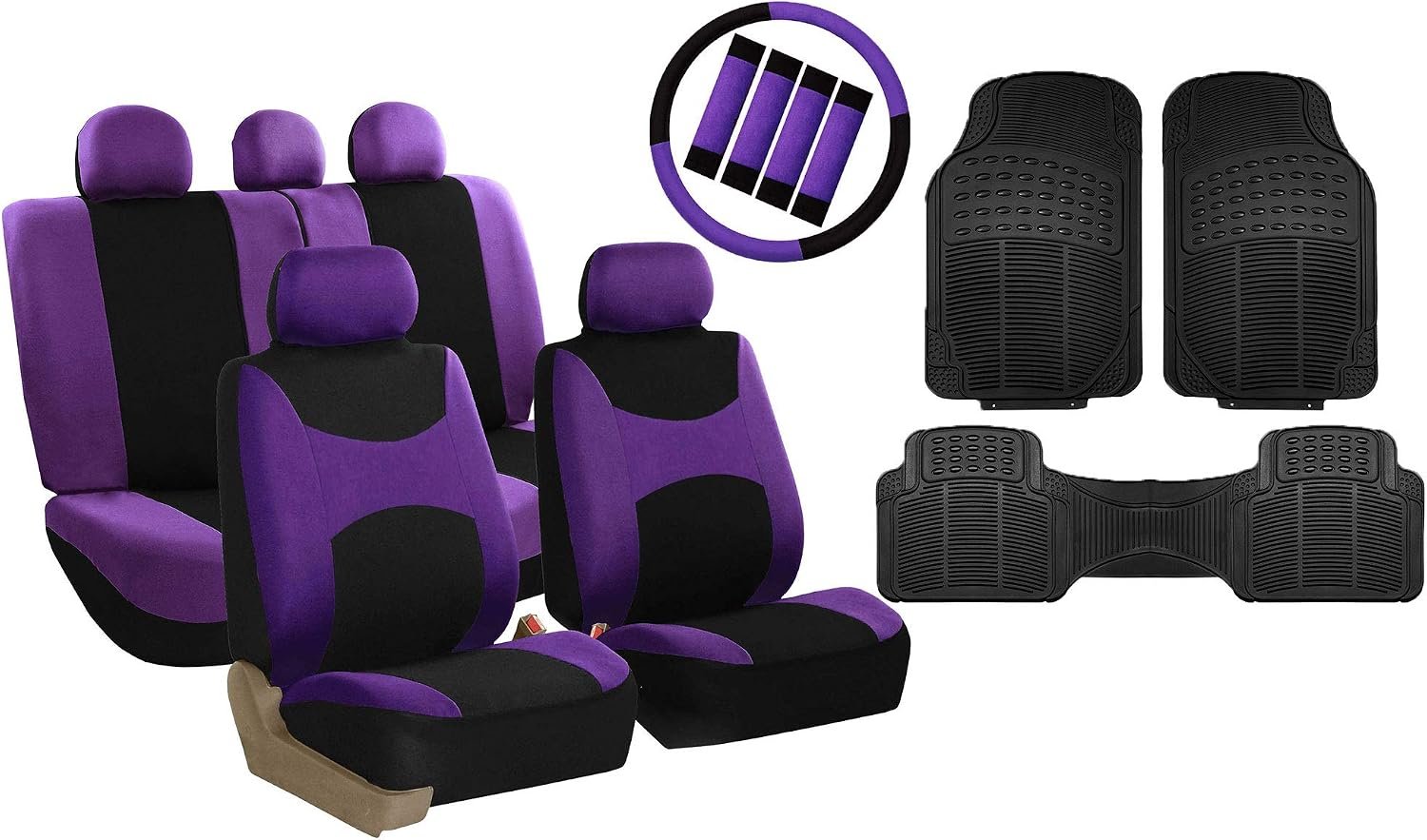 Complete Car Interior Accessories Set with Mats