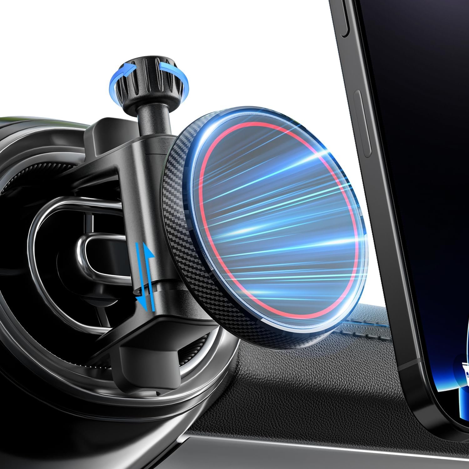 Strong Magnetic Car Phone Holder, 360° Rotation