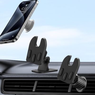 Multifunctional Air Vent Cup Holder with Phone Mount