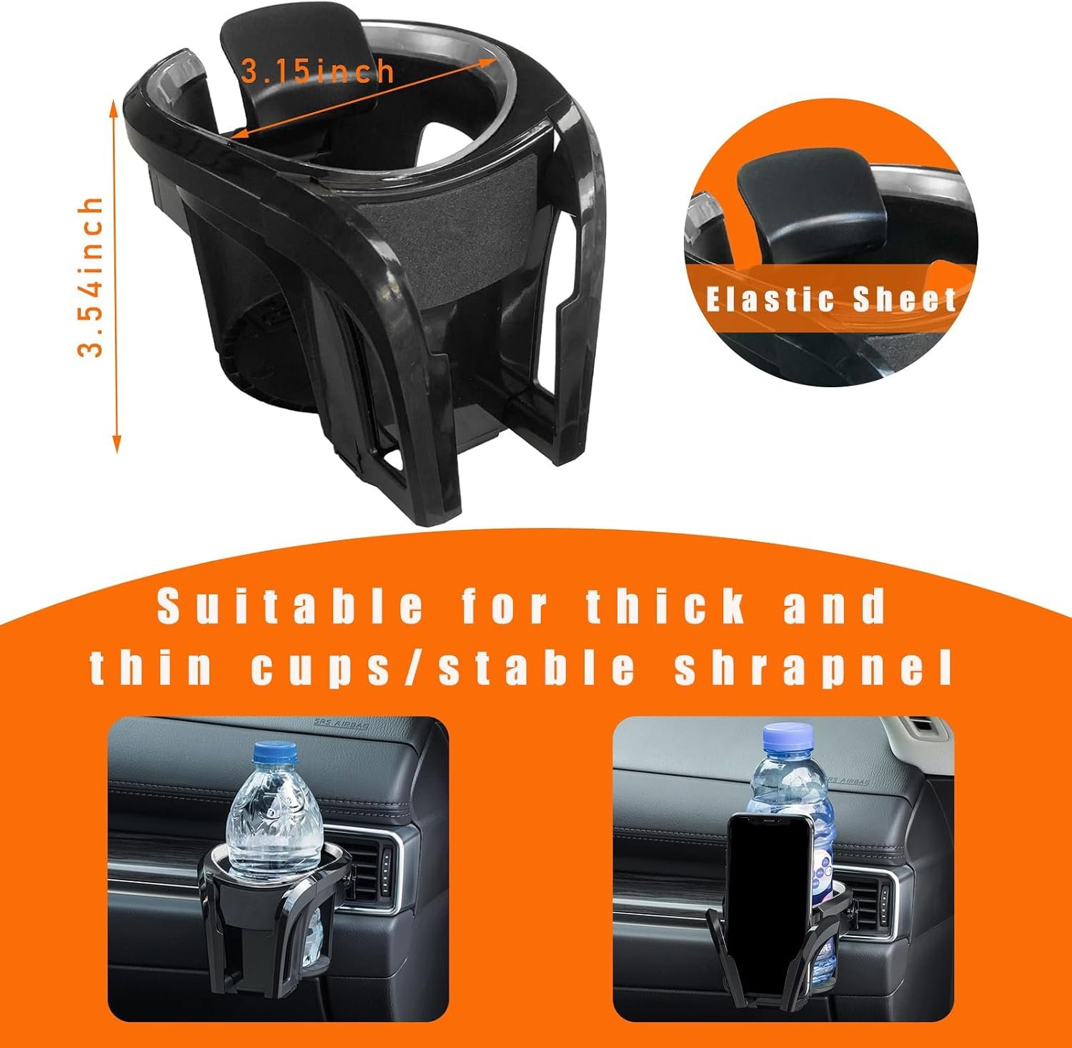 Gravity Air Vent Car Phone Holder for Smartphones - Image 2