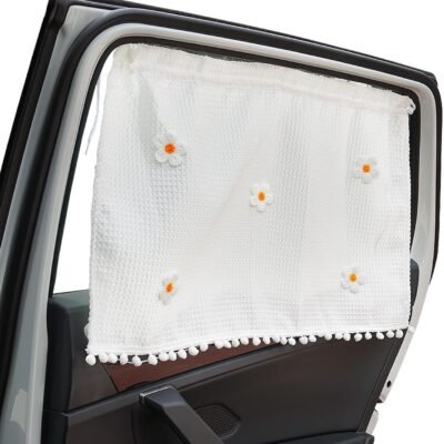 Kids Car Window Sun Shade Curtain, Cartoon Pattern