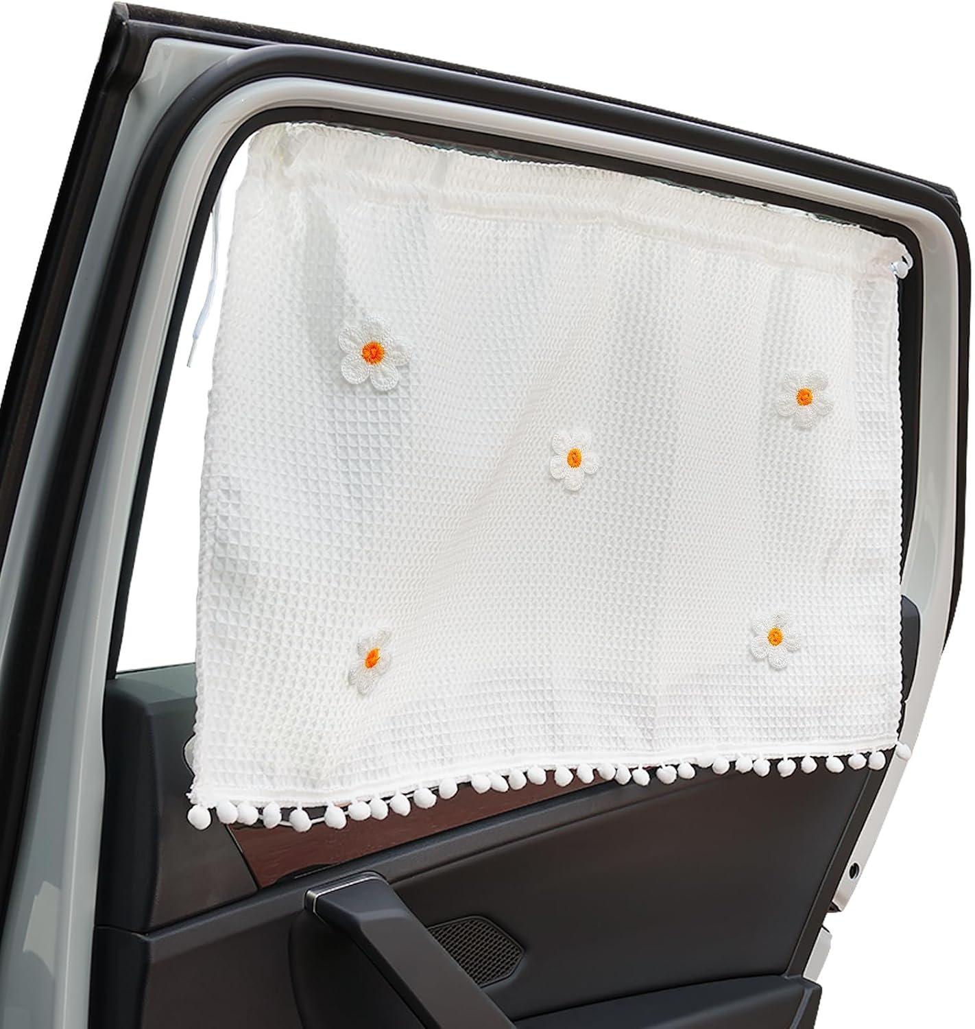 Kids Car Window Sun Shade Curtain, Cartoon Pattern