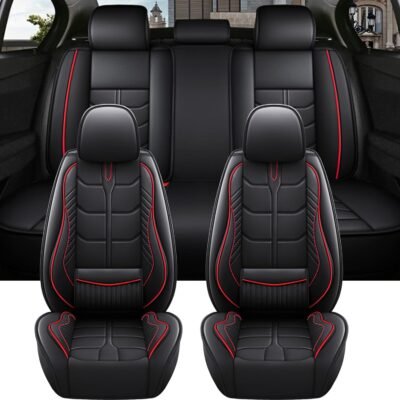 Full Set Waterproof Leather Car Seat Covers