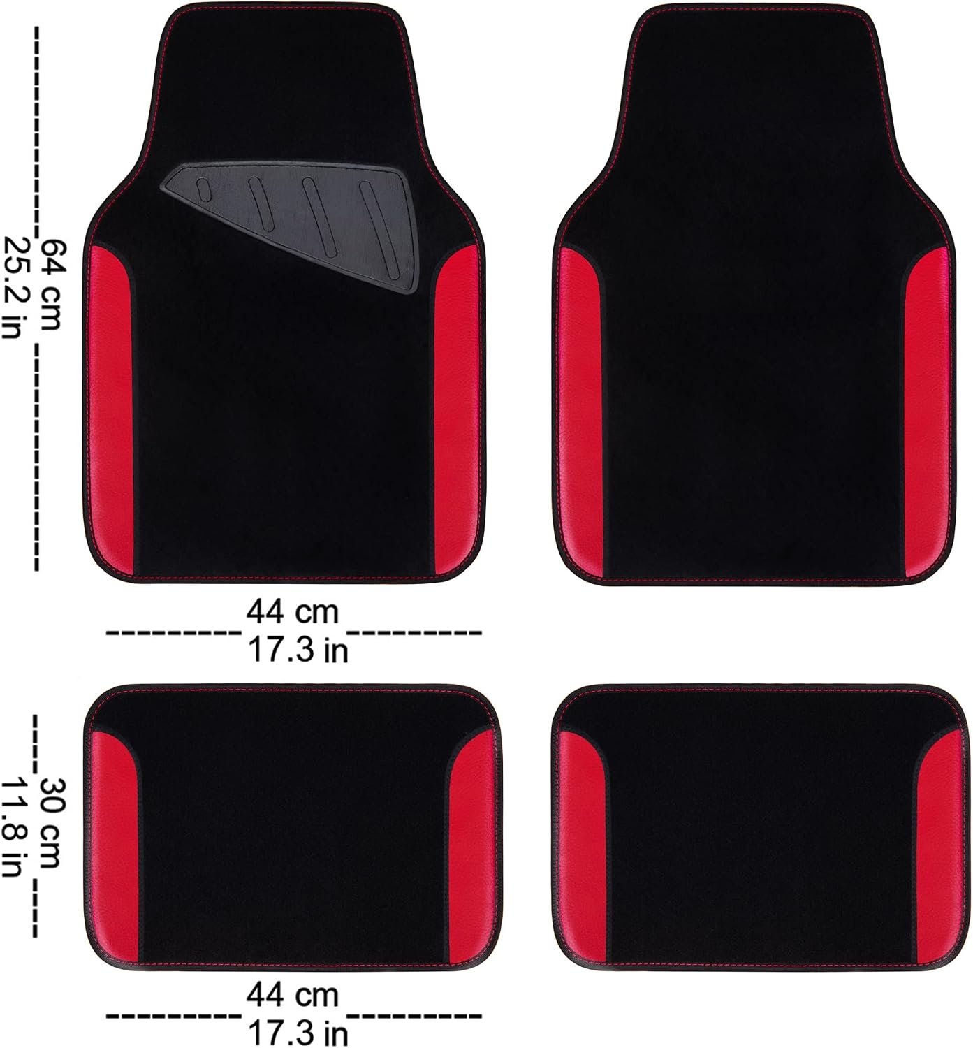 Waterproof Leather Car Floor Mats, Anti-Slip - Image 2