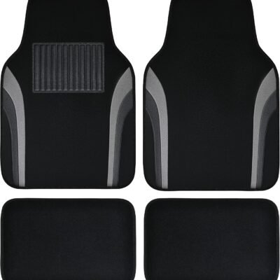 Leather Sport Style Car Floor Mats, Universal Fit