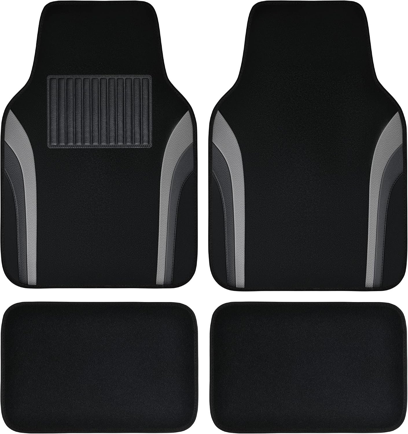 Leather Sport Style Car Floor Mats, Universal Fit