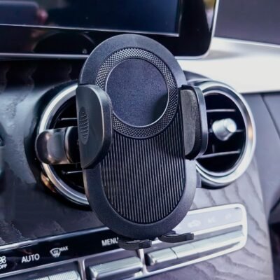 Air Vent Mobile Phone Holder, Hands-Free Secure Clip