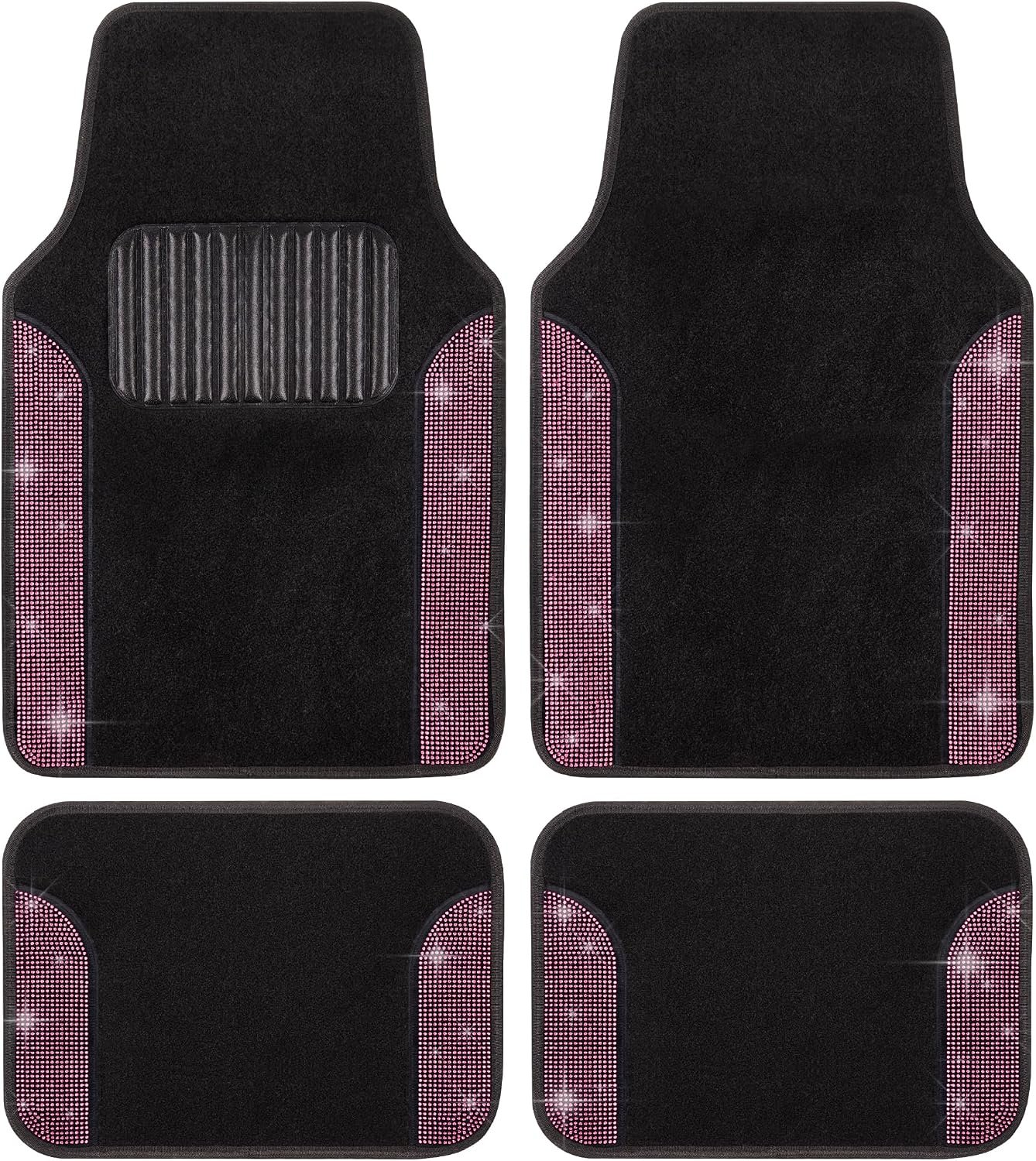 Crystal Rhinestone Car Floor Mats, Decorative Style